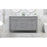 Elegant Kitchen/Bath Bennett 60" Double Bathroom Vanity, Grey