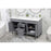 Elegant Kitchen/Bath Bennett 60" Double Bathroom Vanity, Grey