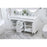 Elegant Kitchen/Bath Bennett 60" Double Bathroom Vanity, White