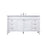Elegant Kitchen/Bath Bennett 60" Single Bathroom Vanity, White - VF31860WH