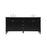 Elegant Kitchen/Bath Bennett 72" Double Bathroom Vanity, Black - VF31872DBK