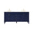 Elegant Kitchen/Bath Bennett 72" Double Bathroom Vanity, Blue - VF31872DBL