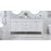 Elegant Kitchen/Bath Bennett 72" Double Bathroom Vanity, White