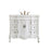 Elegant Oakland 42" Single Vanity, Antique White/Ivory Marble - VF38842AW-VW