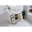 Elegant Oakland 42" Single Vanity, Antique White/Ivory Marble