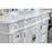 Elegant Oakland 42" Single Vanity, Antique White/Ivory Marble