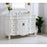 Elegant Oakland 48" Single Vanity, Antique White/Ivory Marble