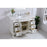 Elegant Oakland 48" Single Vanity, Antique White/Ivory Marble