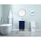 Elegant Oakland 48" Single Vanity, Antique White/Ivory Marble