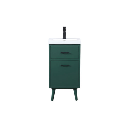 Elegant Kitchen/Bath Boise 18" Bathroom Vanity, Green - VF41018MGN