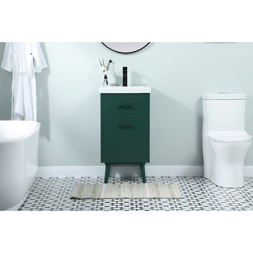 Elegant Kitchen/Bath Boise 18" Bathroom Vanity, Green