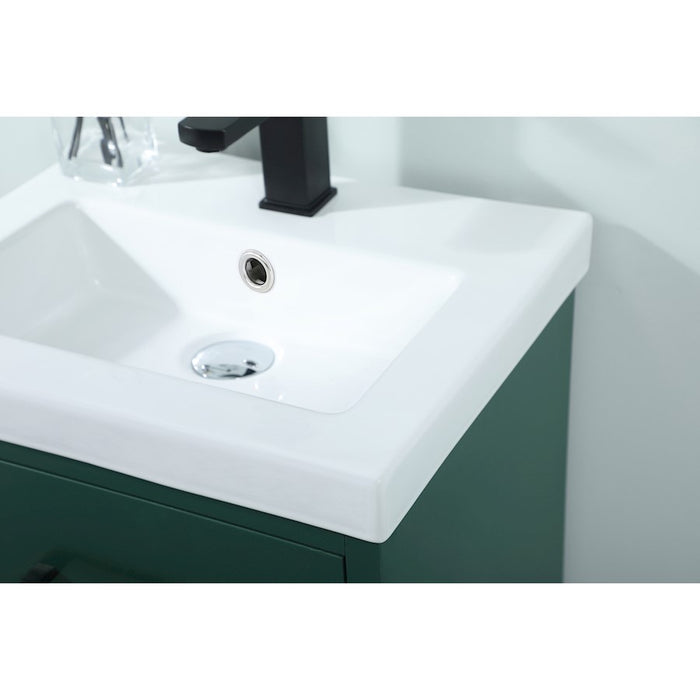 Elegant Kitchen/Bath Boise 18" Bathroom Vanity, Green