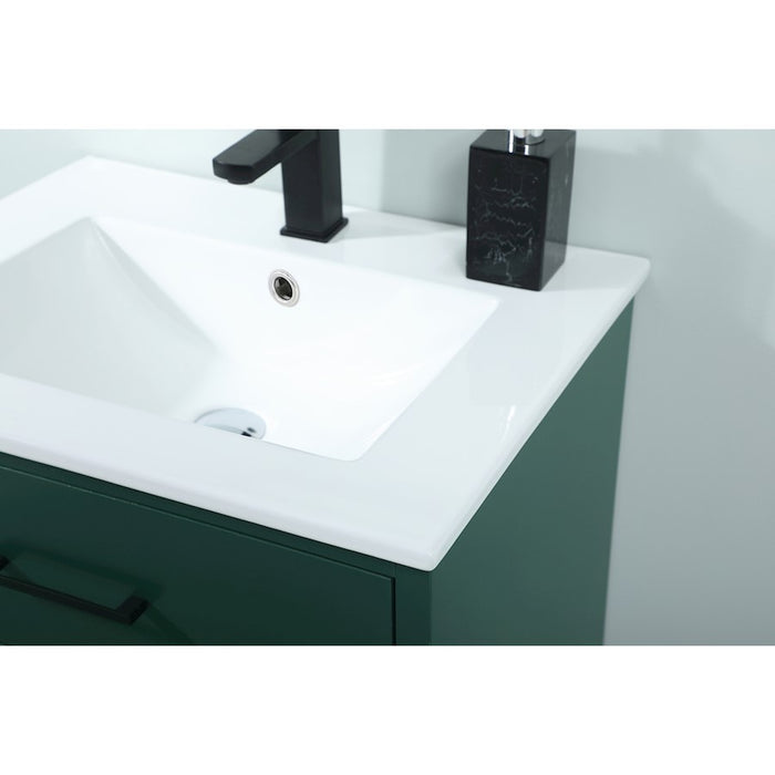 Elegant Kitchen/Bath Boise 24" Bathroom Vanity, Green