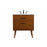 Elegant Kitchen/Bath Boise 30" Single Bathroom Vanity, Teak - VF41030MTK