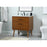Elegant Kitchen/Bath Boise 30" Single Bathroom Vanity, Teak