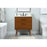 Elegant Boise 30" Single Bathroom Vanity, Teak/Backsplash