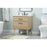 Elegant Boise 30" Single Bathroom Vanity, Mango Wood/Backsplash