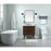 Elegant Boise 30" Single Bathroom Vanity, Mango Wood/Backsplash