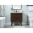 Elegant Kitchen/Bath Boise 30" Single Bathroom Vanity, Walnut