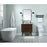 Elegant Kitchen/Bath Boise 30" Single Bathroom Vanity, Walnut