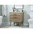 Elegant Boise 30" Single Bathroom Vanity, Natural Oak/Backsplash