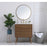 Elegant Kitchen/Bath Boise 30" Bathroom Vanity, Walnut Brown