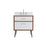 Elegant Kitchen/Bath Boise 30" Bathroom Vanity, White/Backsplash - VF41030WH-BS