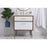Elegant Kitchen/Bath Boise 30" Bathroom Vanity, White/Backsplash