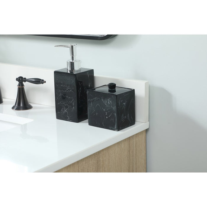 Elegant Boise 36" Single Bathroom Vanity, Mango Wood/Backsplash