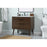 Elegant Kitchen/Bath Boise 36" Single Bathroom Vanity, Walnut