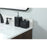 Elegant Boise 36" Single Bathroom Vanity, Walnut/Backsplash