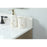 Elegant Boise 36" Single Bathroom Vanity, Natural Oak/Backsplash