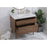 Elegant Boise 36" Bathroom Vanity, Walnut Brown/Backsplash