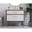 Elegant Kitchen/Bath Boise 36" Bathroom Vanity, White/Backsplash