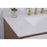 Elegant Kitchen/Bath Boise 36" Bathroom Vanity, White/Backsplash