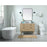 Elegant Kitchen/Bath Boise 42" Single Bathroom Vanity, Mango Wood