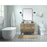 Elegant Kitchen/Bath Boise 42" Single Bathroom Vanity, Natural Oak