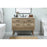 Elegant Boise 42" Single Bathroom Vanity, Natural Oak/Backsplash