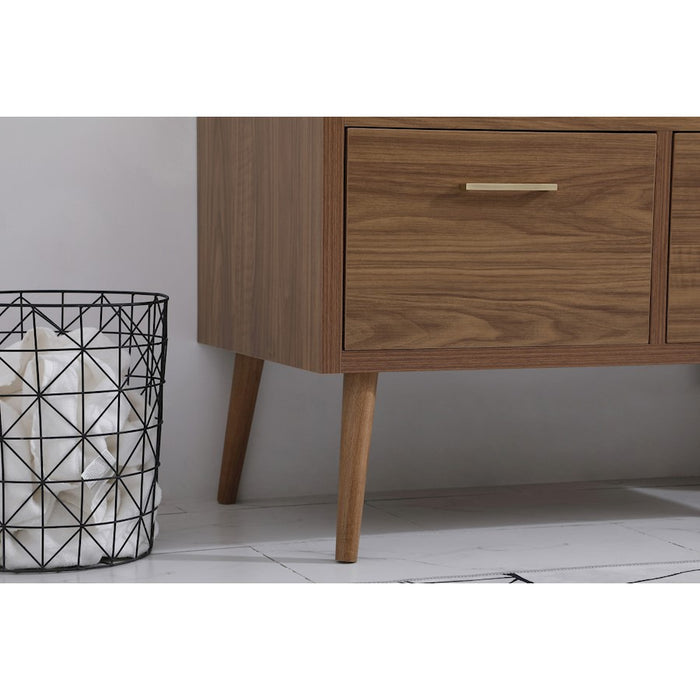 Elegant Kitchen/Bath Boise 42" Bathroom Vanity, Walnut Brown