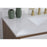 Elegant Kitchen/Bath Boise 42" Bathroom Vanity, White/Backsplash