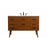 Elegant Kitchen/Bath Boise 48" Single Bathroom Vanity, Teak - VF41048MTK