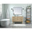 Elegant Boise 48" Single Bathroom Vanity, Teak/Backsplash