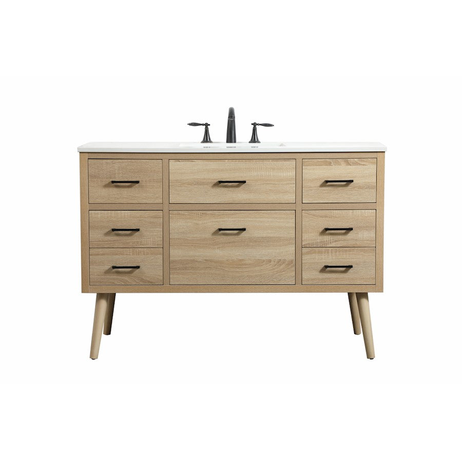 Elegant Kitchen/Bath Boise 48" Single Bathroom Vanity, Mango Wood - VF41048MW
