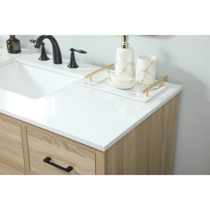 Elegant Kitchen/Bath Boise 48" Single Bathroom Vanity, Mango Wood