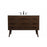 Elegant Kitchen/Bath Boise 48" Single Bathroom Vanity, Walnut - VF41048MWT