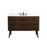 Elegant Boise 48" Single Bathroom Vanity, Walnut/Backsplash - VF41048MWT-BS