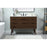 Elegant Boise 48" Single Bathroom Vanity, Walnut/Backsplash