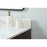 Elegant Boise 48" Single Bathroom Vanity, Walnut/Backsplash