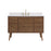 Elegant Boise 48" Bathroom Vanity, Walnut Brown/Backsplash - VF41048WB-BS