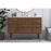 Elegant Boise 48" Bathroom Vanity, Walnut Brown/Backsplash